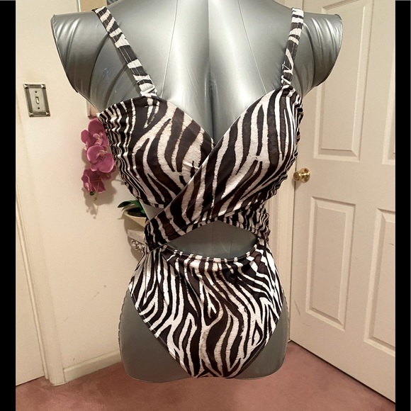 ASOS Swim Asos Swim Cross Over One Piece Swimsuit Poshmark